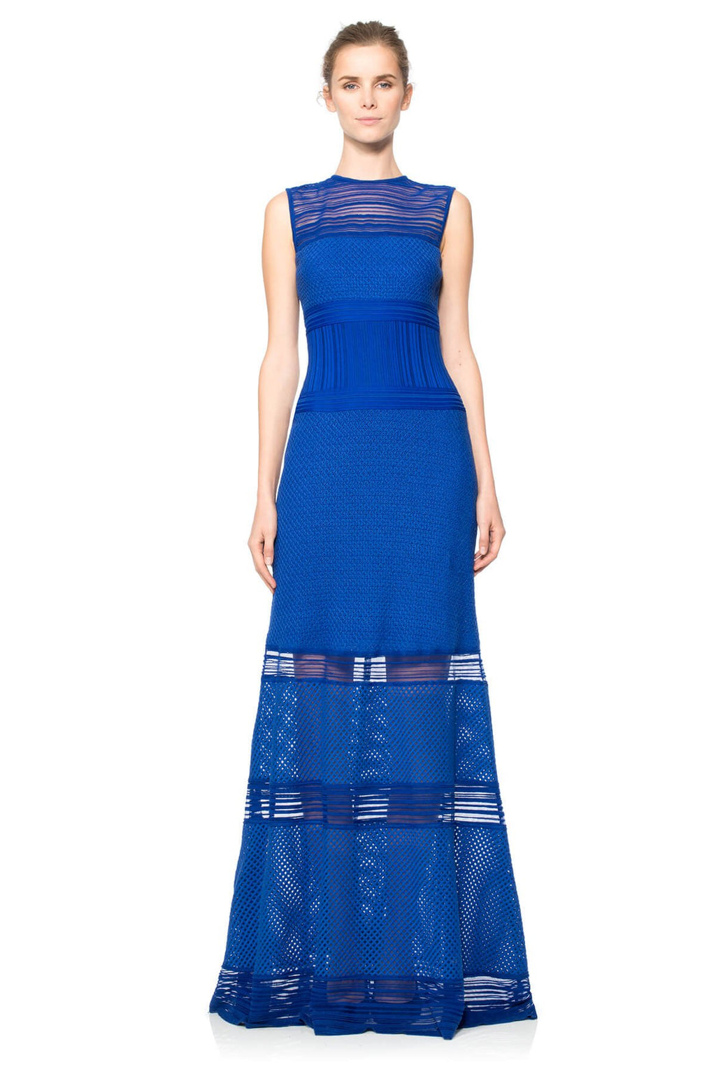 Crochet and Embroidered Knit Collage Gown