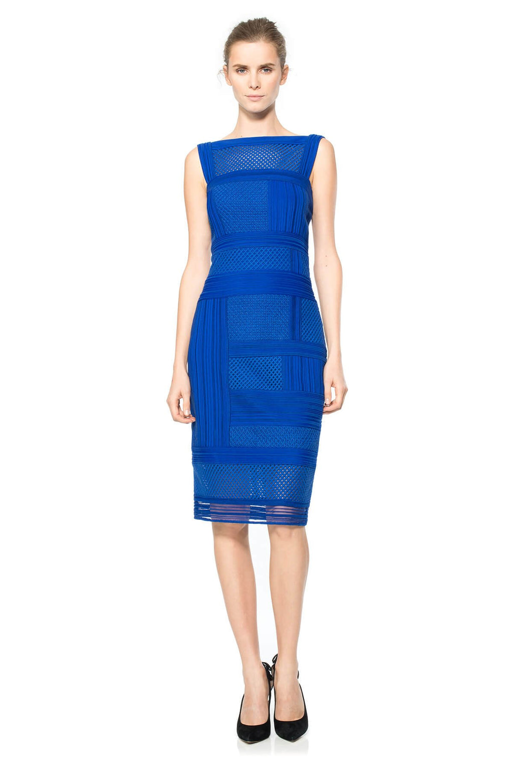 Crochet and Embroidered Knit Collage Sheath
