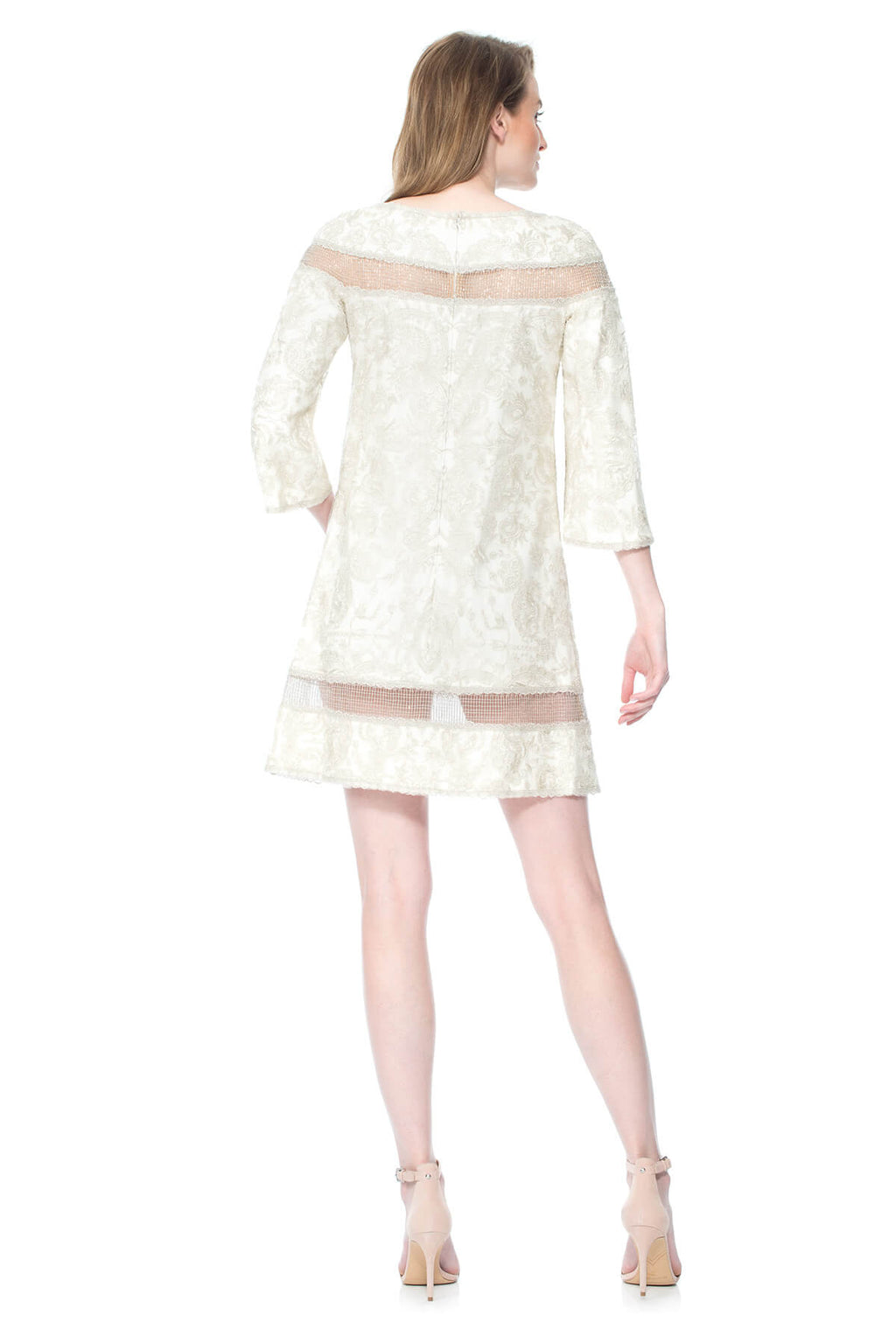 Silver Chain Mesh Tunic Dress