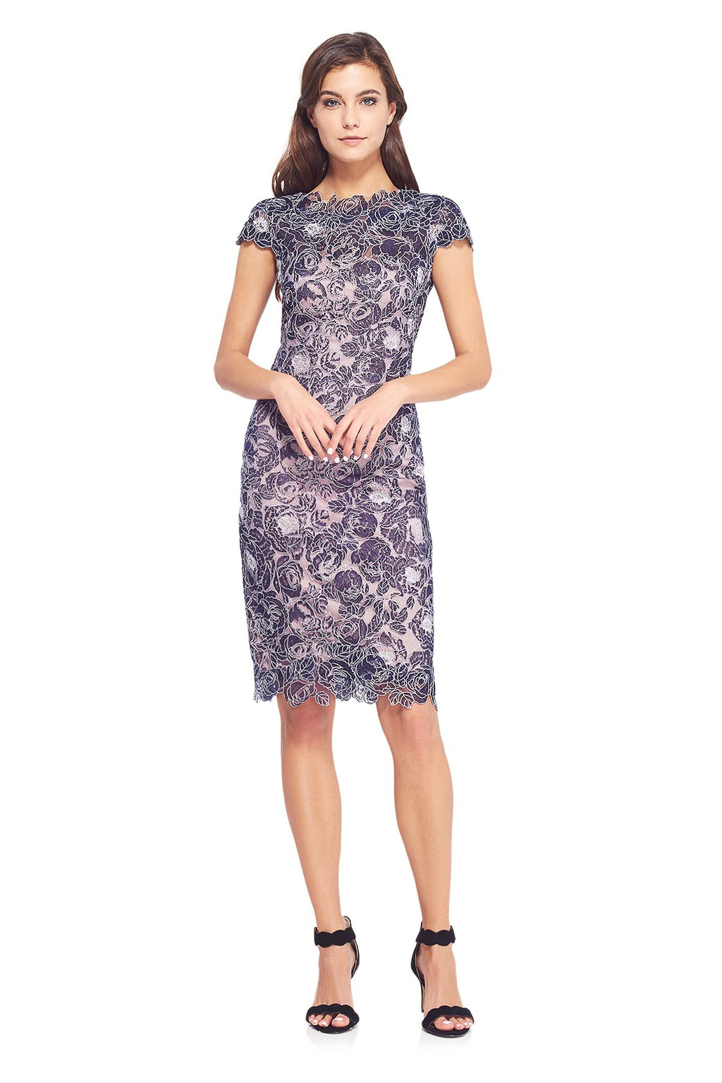 Tadashi Shoji - Rose Motif Sheath Dress