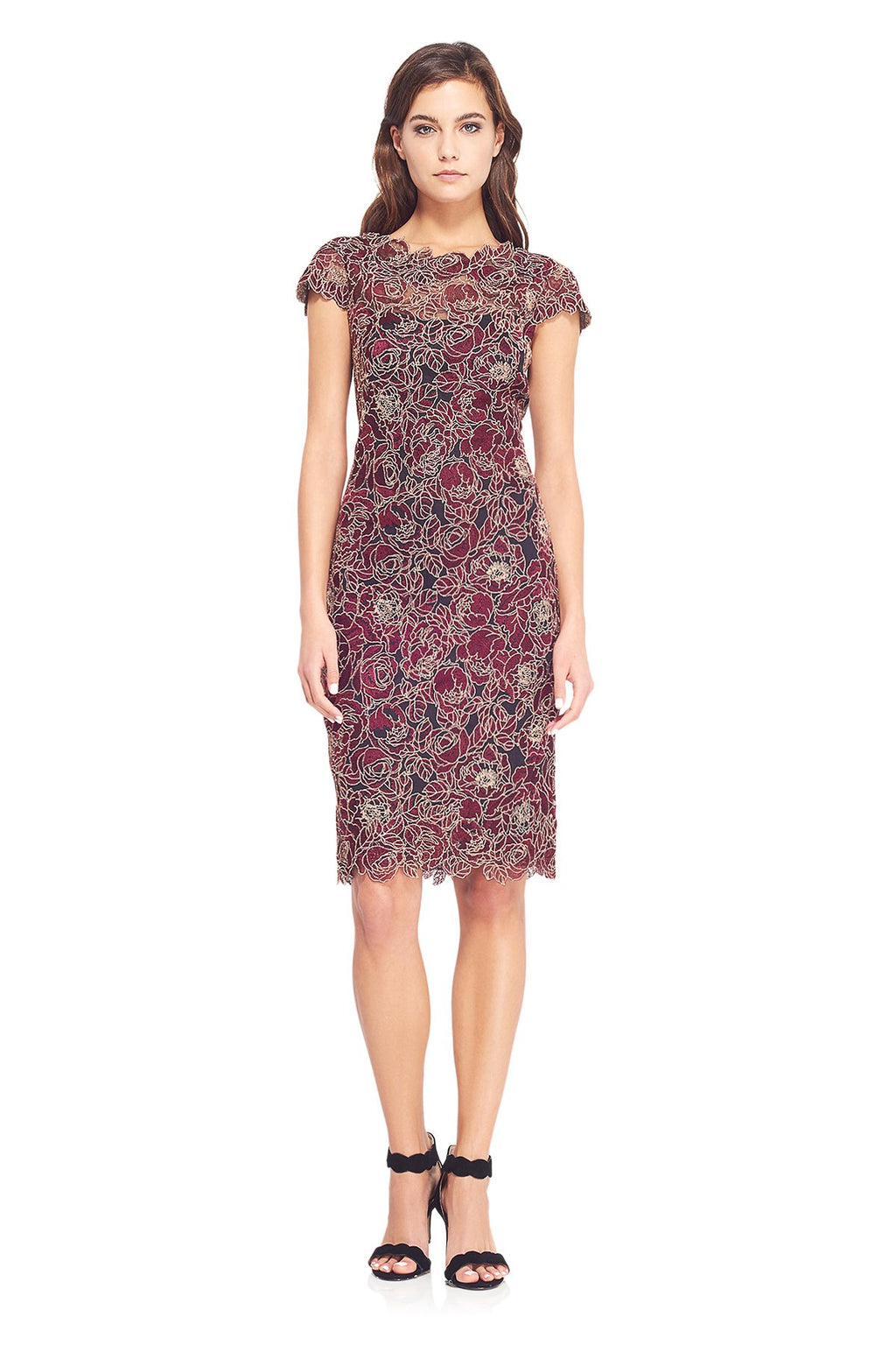 Tadashi Shoji - Rose Motif Sheath Dress
