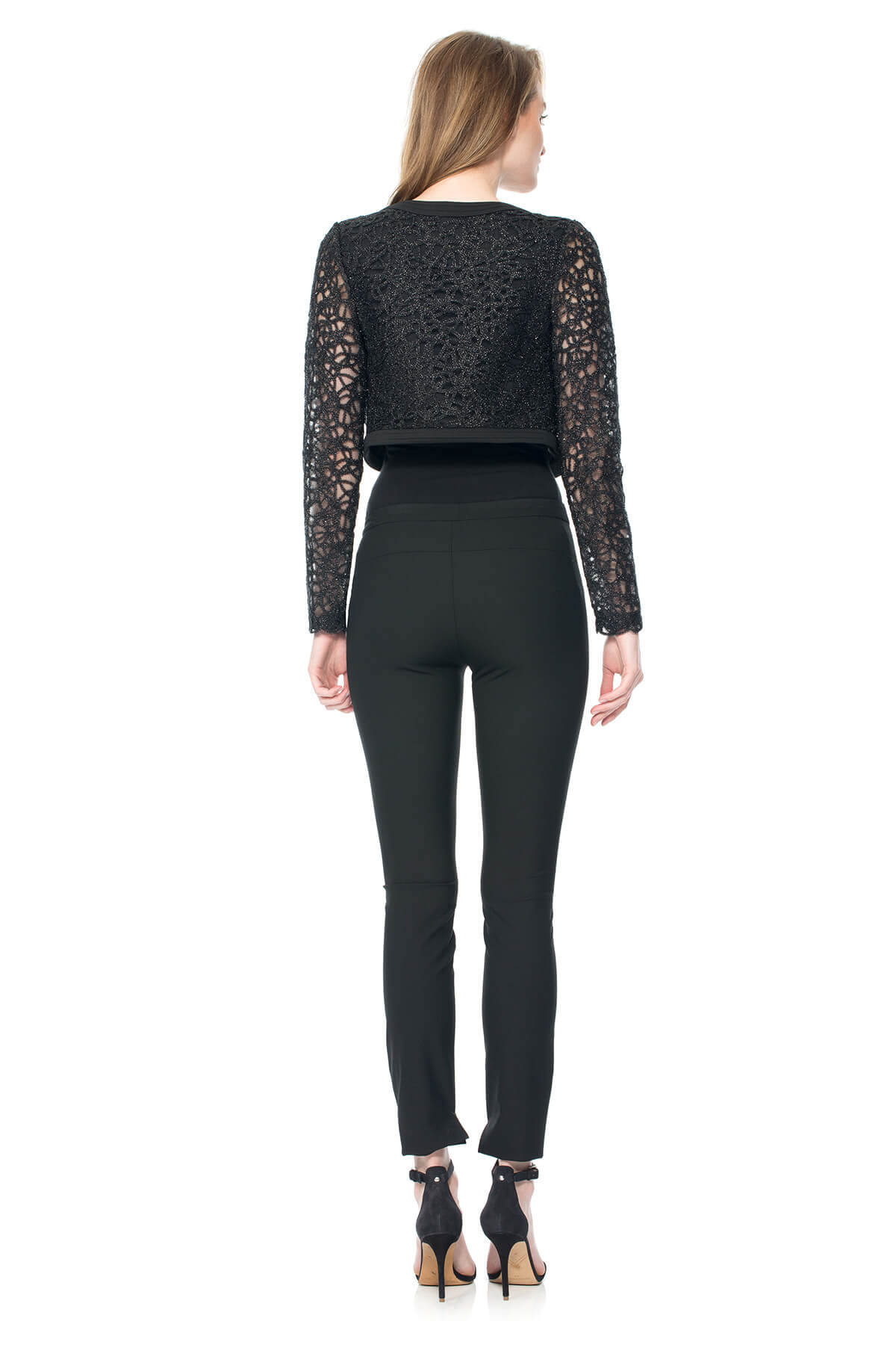 Tadashi Shoji - Coiled Embroidery on Tulle Jacket