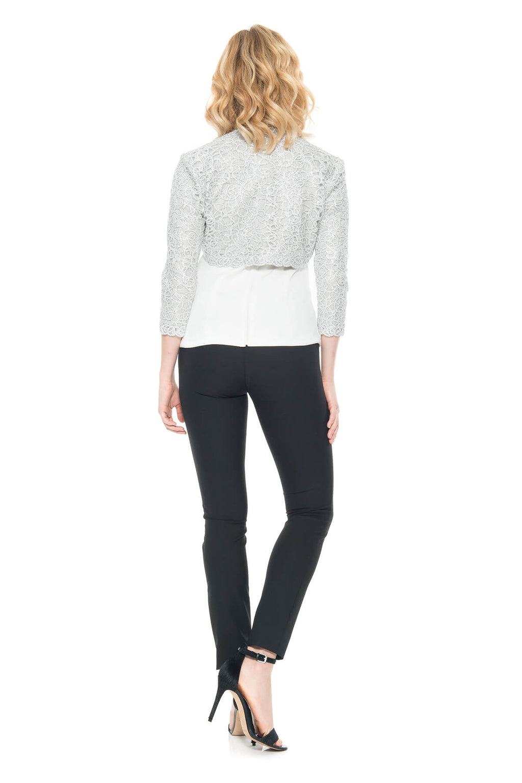 Tadashi Shoji - Coiled Embroidery on Tulle Jacket
