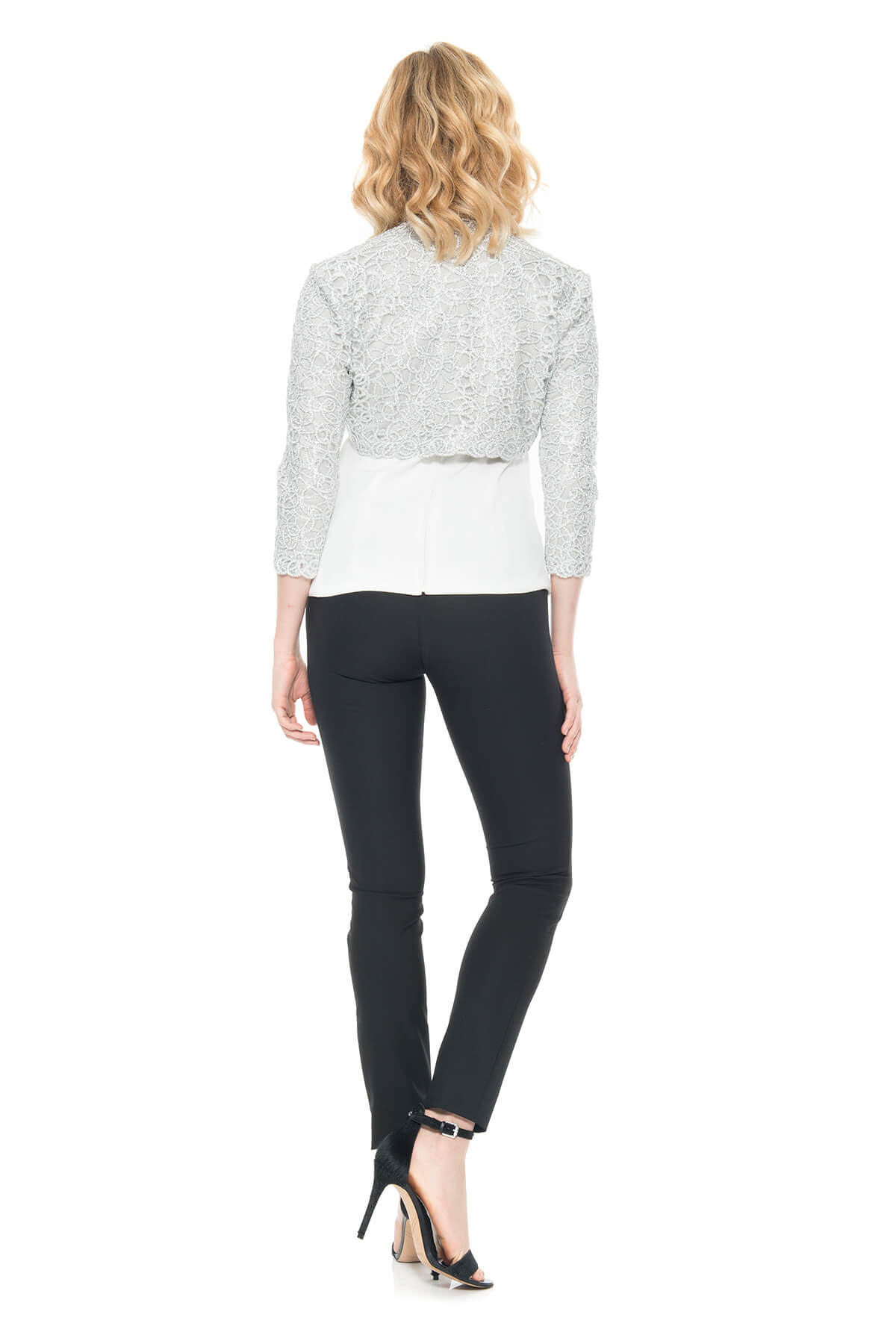 Tadashi Shoji - Coiled Embroidery on Tulle Jacket