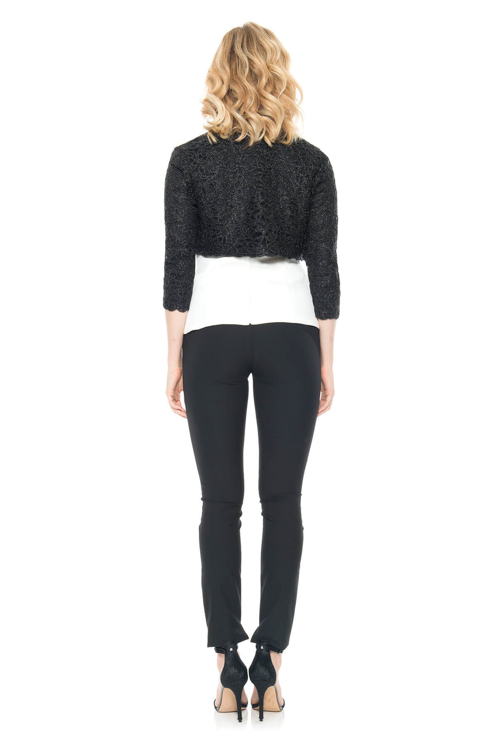 Tadashi Shoji - Coiled Embroidery on Tulle Bolero