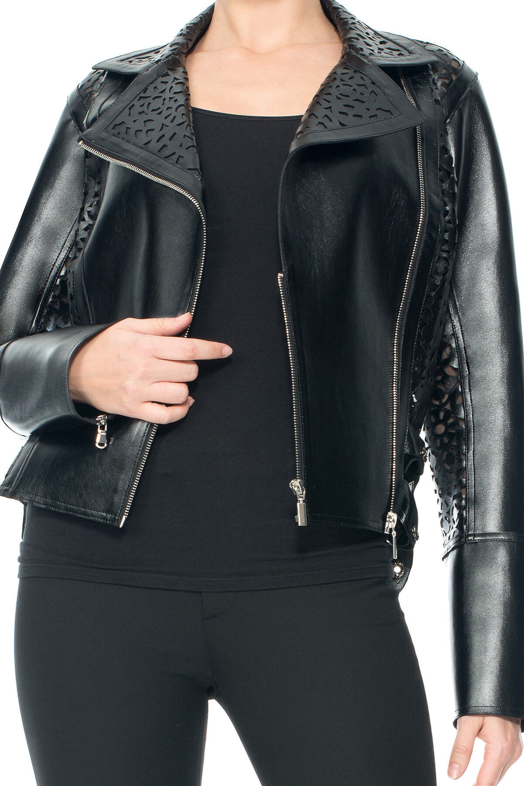 Laser Cut Moto Jacket