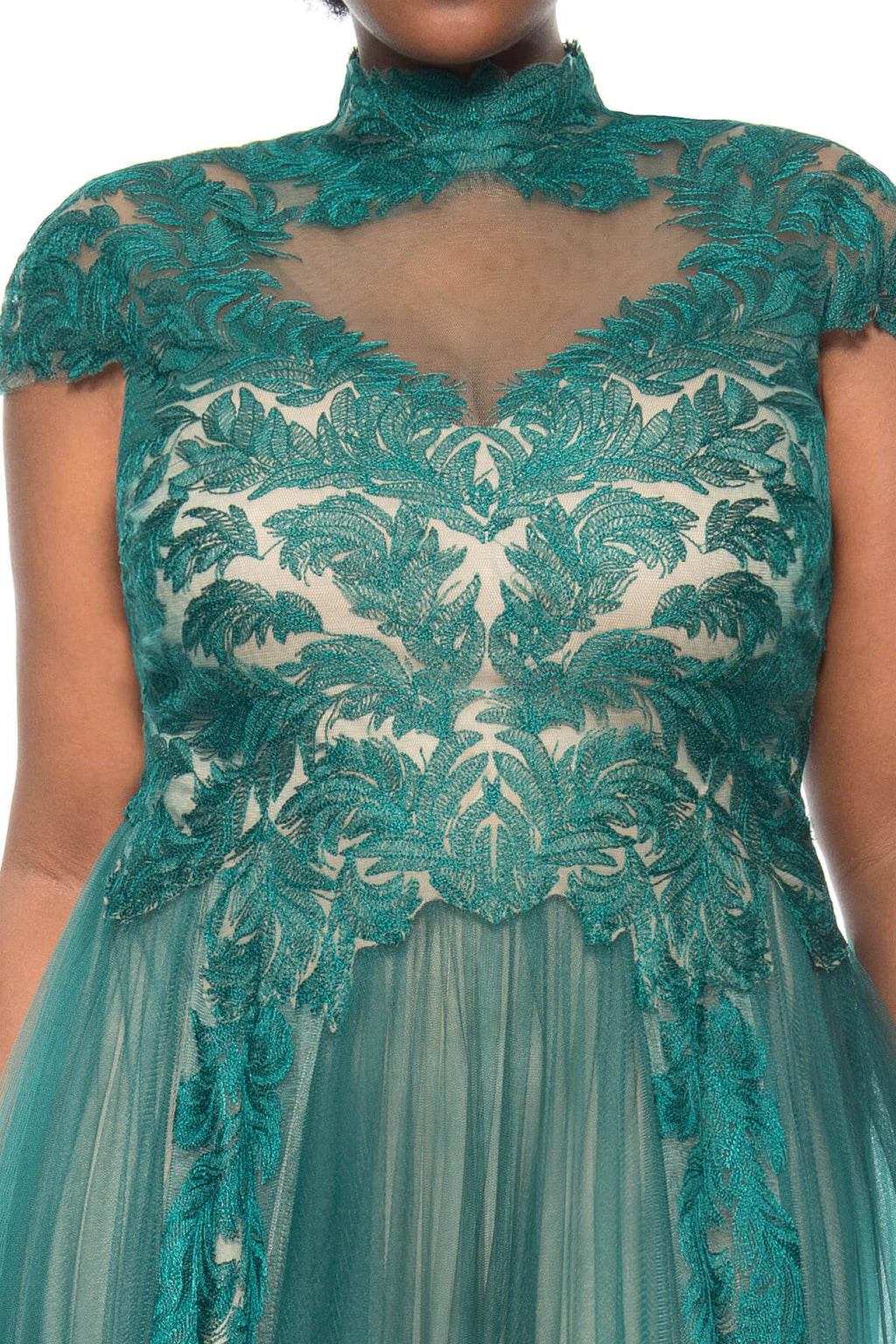 Tadashi Shoji Plus Size - Goldeneye Gown - Detail