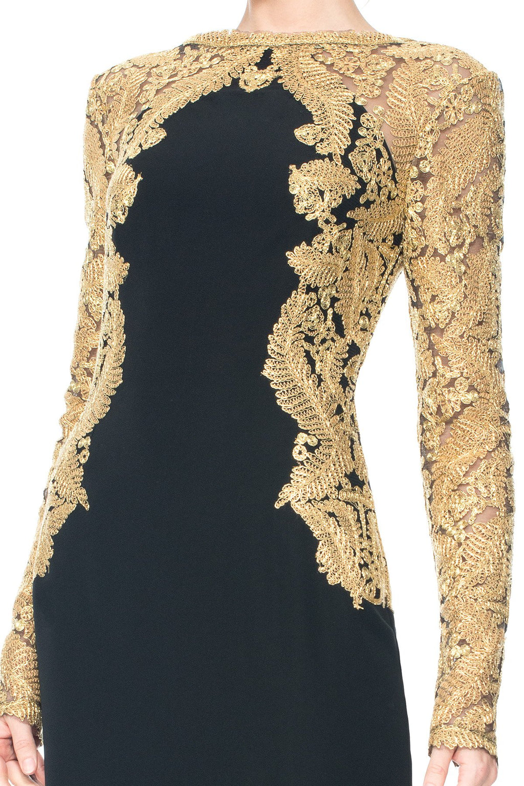 Tadashi Shoji Petite Detail - Kinglet Gown