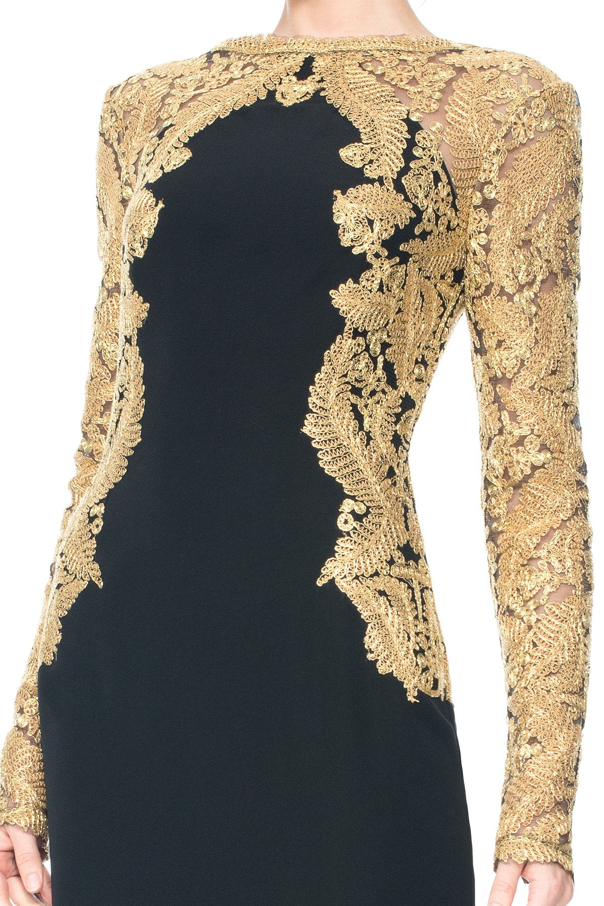 Tadashi Shoji Petite Detail - Kinglet Gown