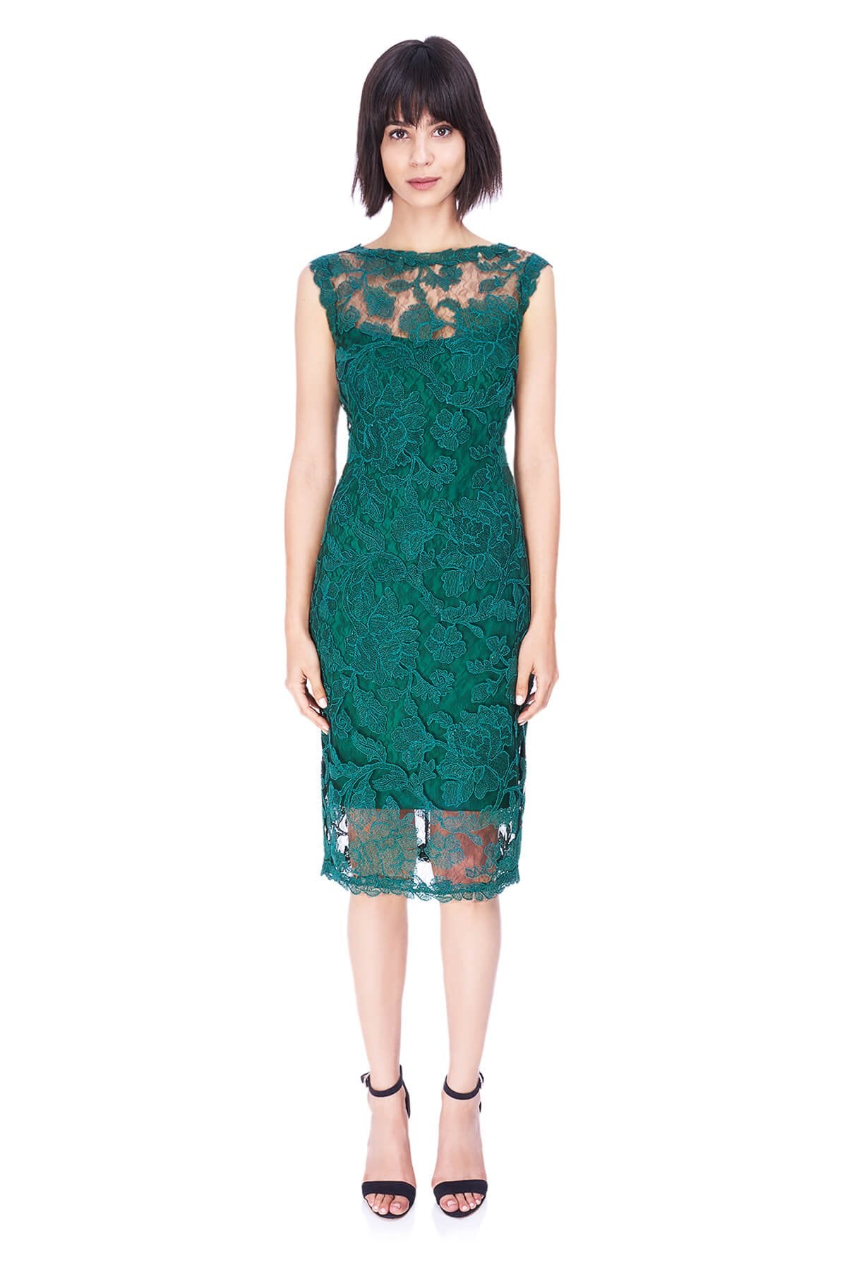 Tadashi Shoji - Peony Embroidered Dress