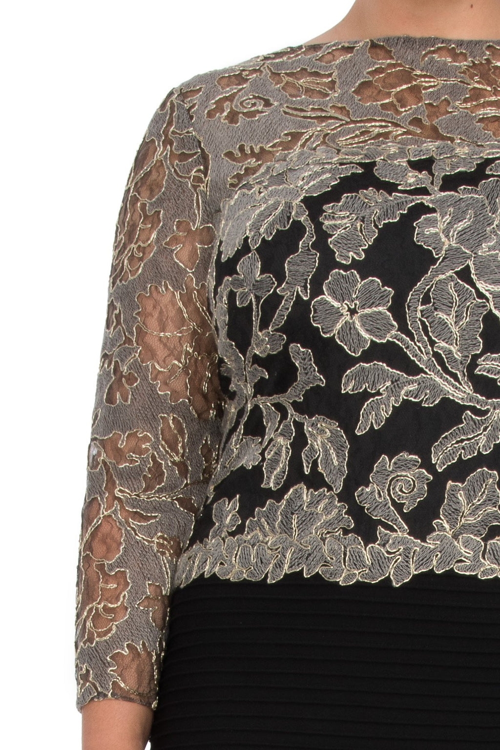 Tadashi Shoji Plus Size Detail - Mika Gown