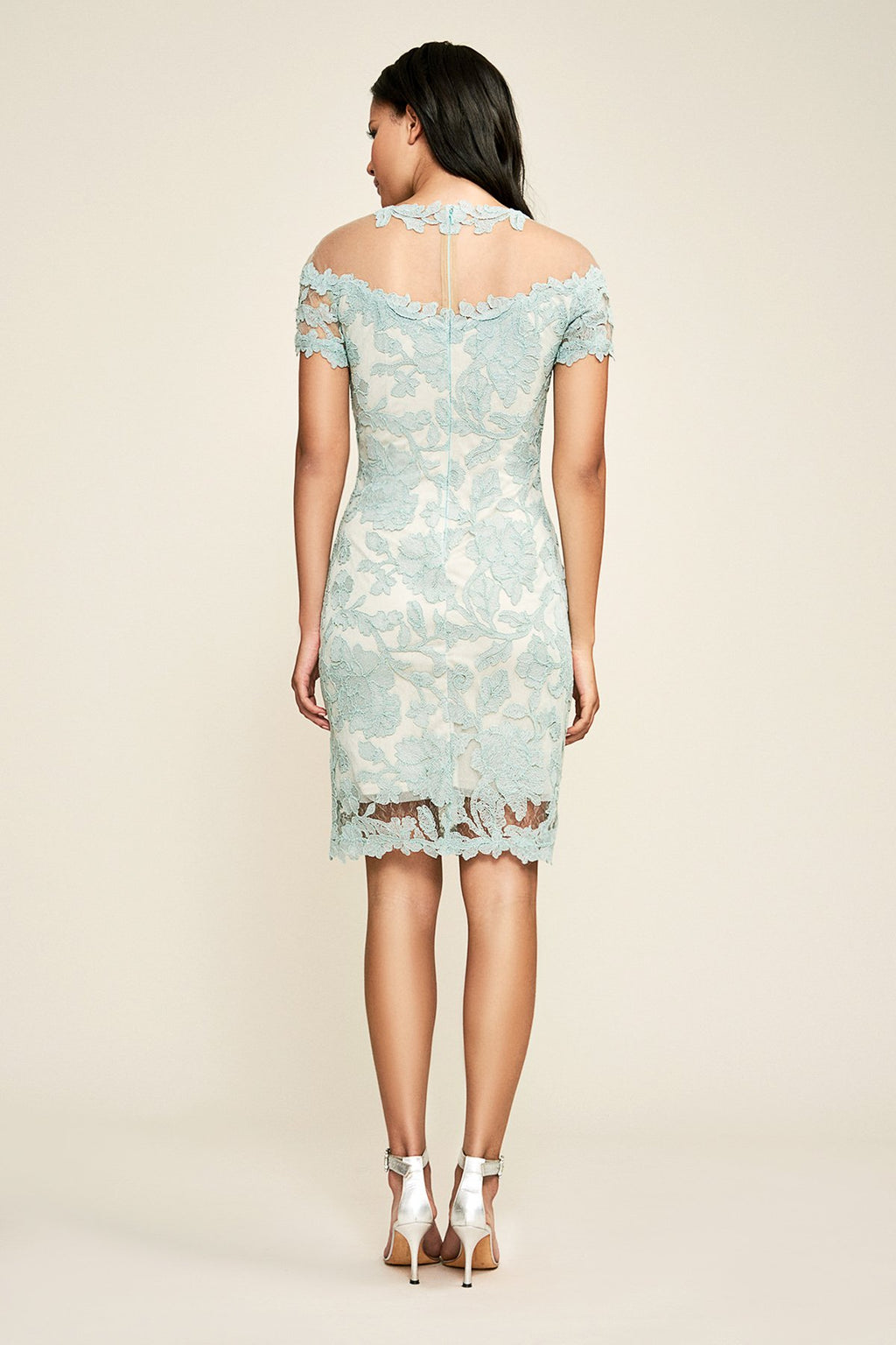 Tadashi Shoji - Hedy Off-The-Shoulder Illusion Dress