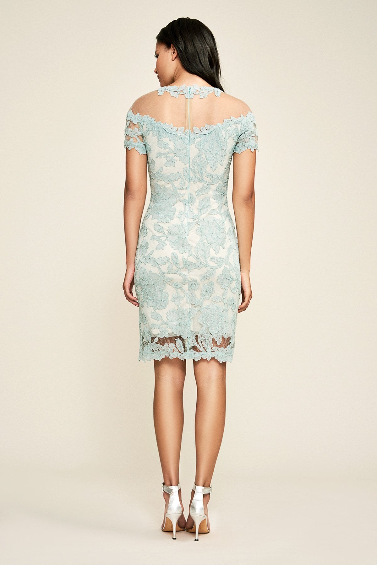 Tadashi Shoji - Hedy Off-The-Shoulder Illusion Dress