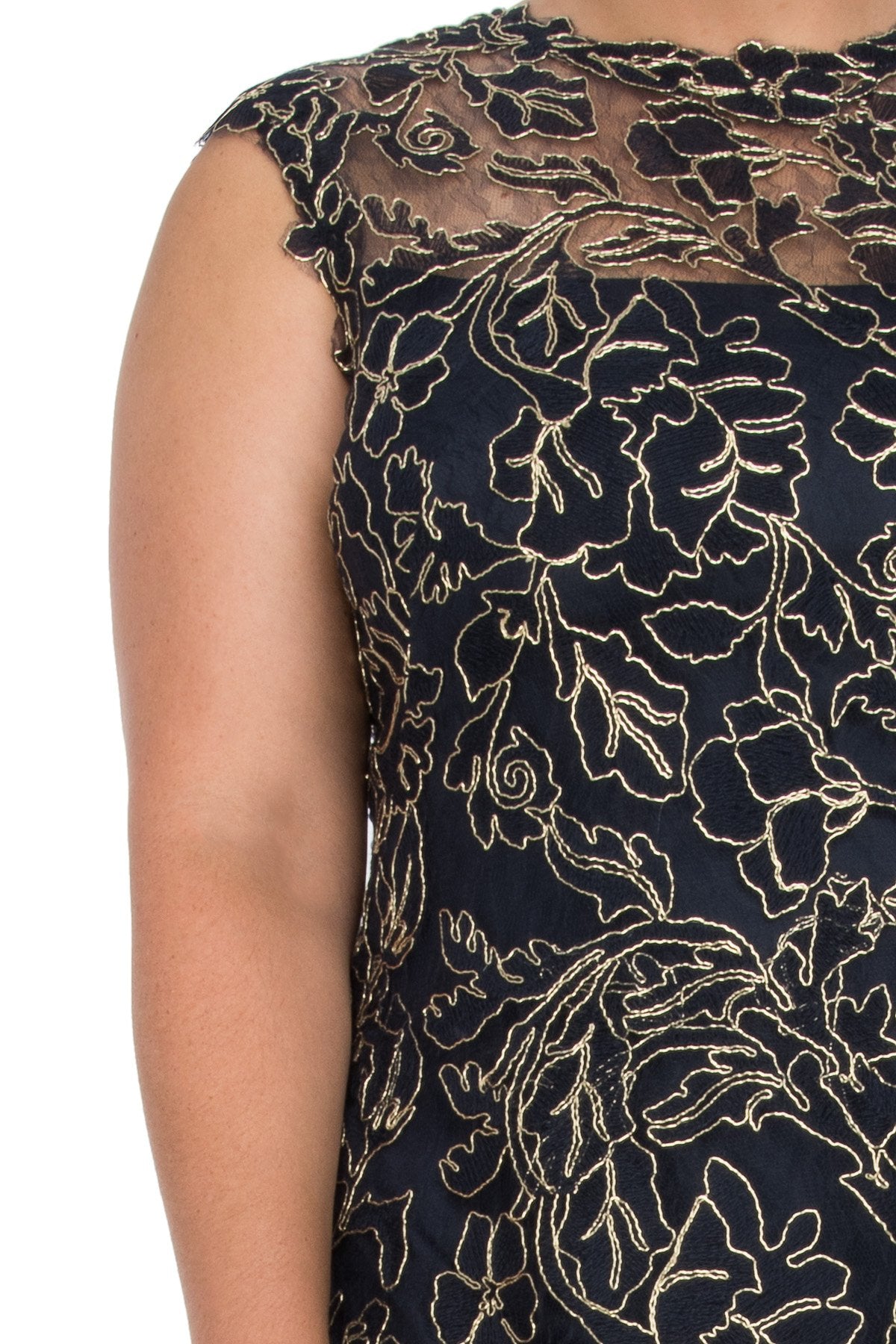 Tadashi Shoji Plus Size Detail - Tamura Dress
