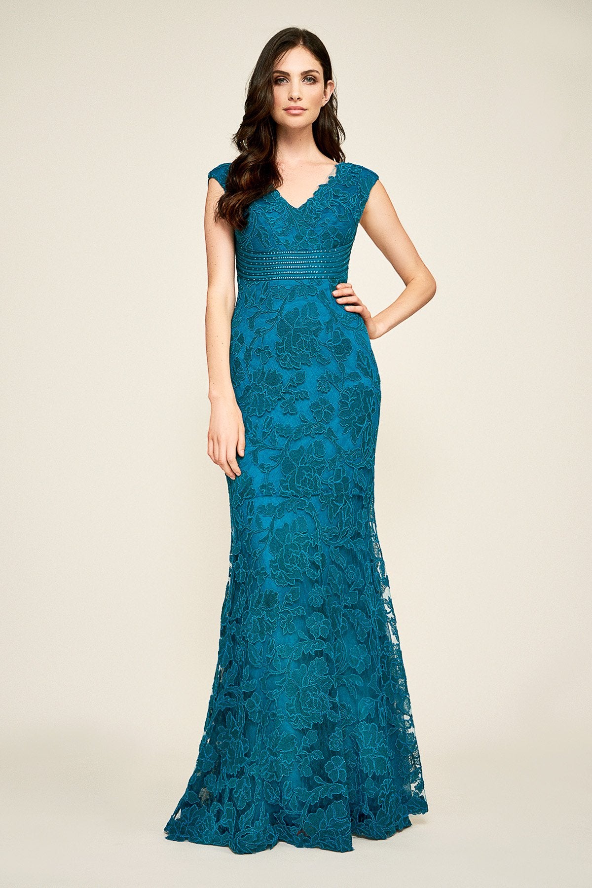 River Corded Embroidery Gown
