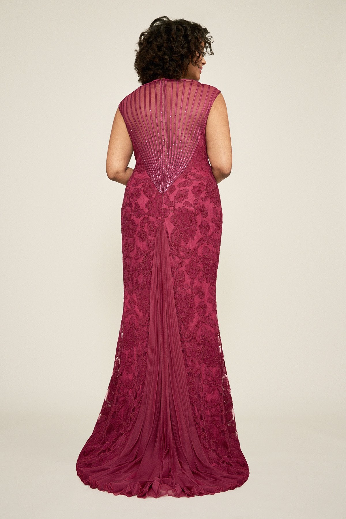 River Corded Embroidery Gown - PLUS SIZE