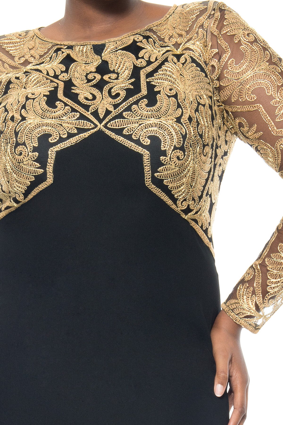 Tadashi Shoji Plus Size - Sora Gown- Detail