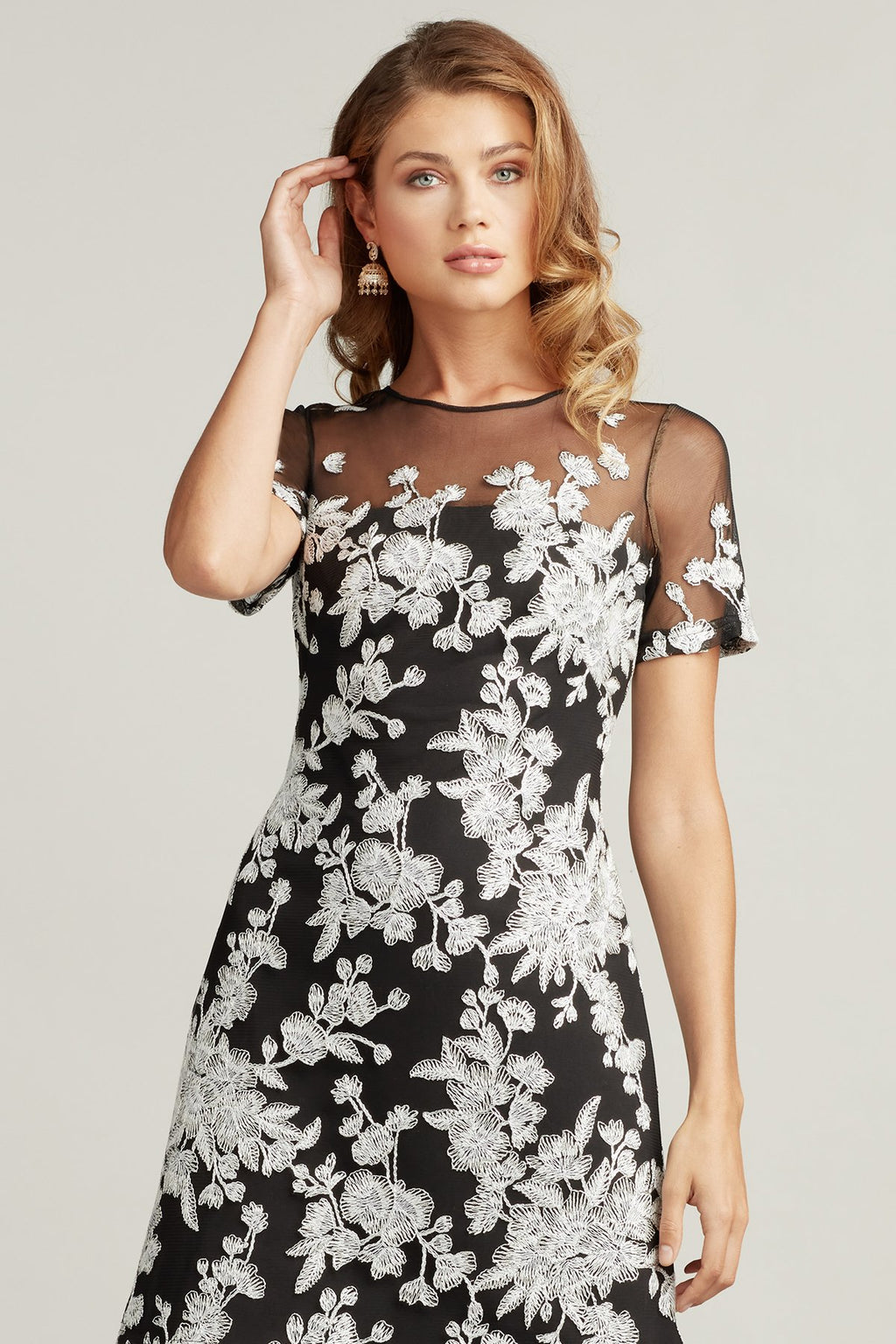 Cardea Embroidered Tulle Dress