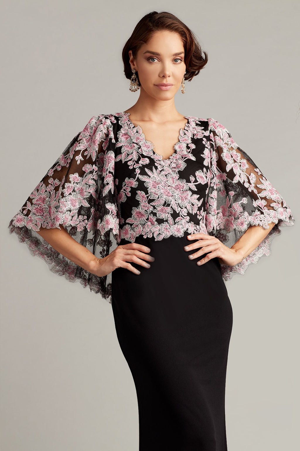 Reynek Flutter Sleeve Gown