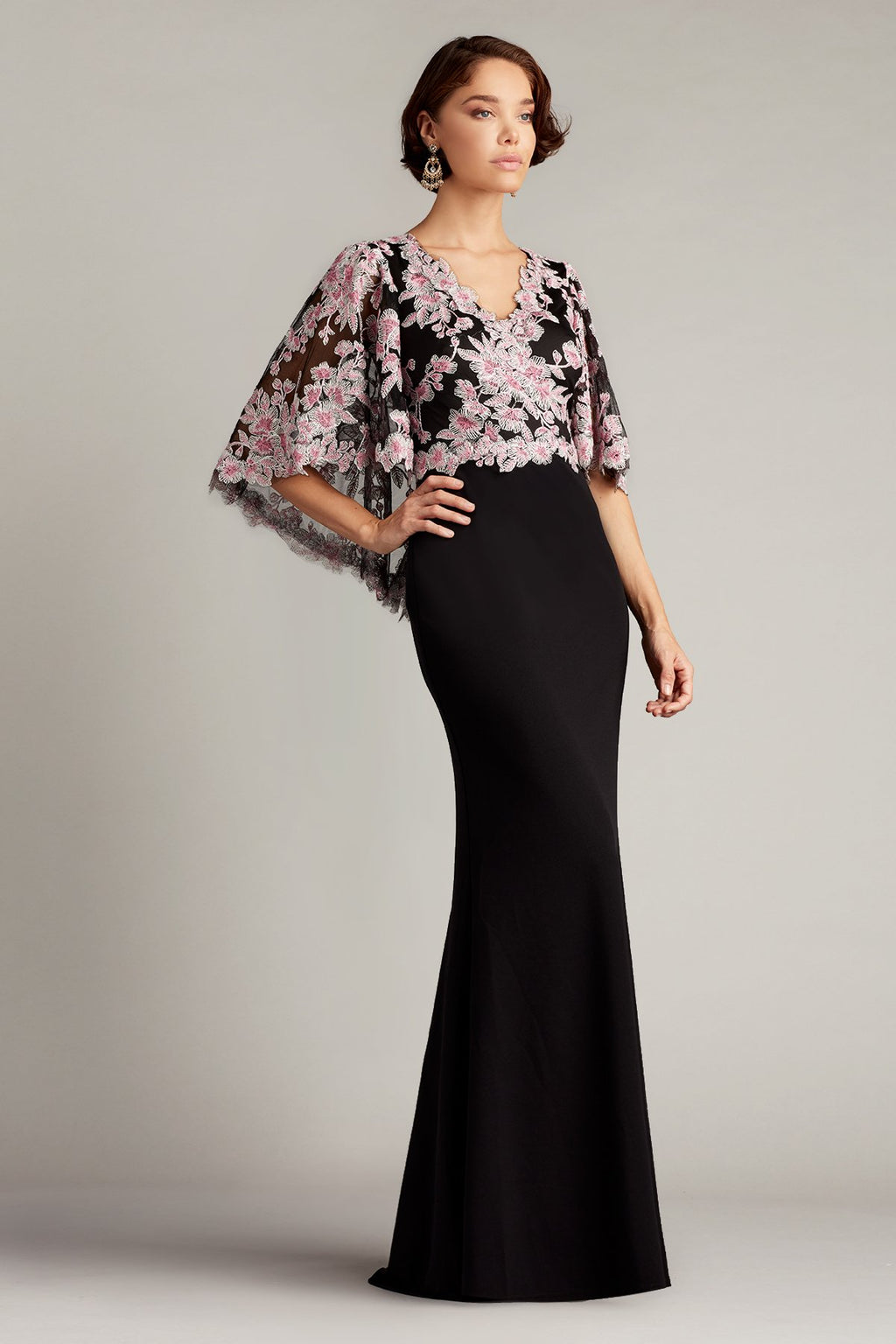 Reynek Flutter Sleeve Gown