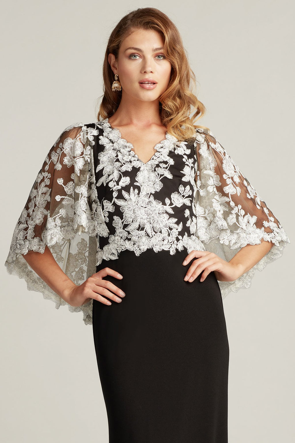 Reynek Flutter Sleeve Gown