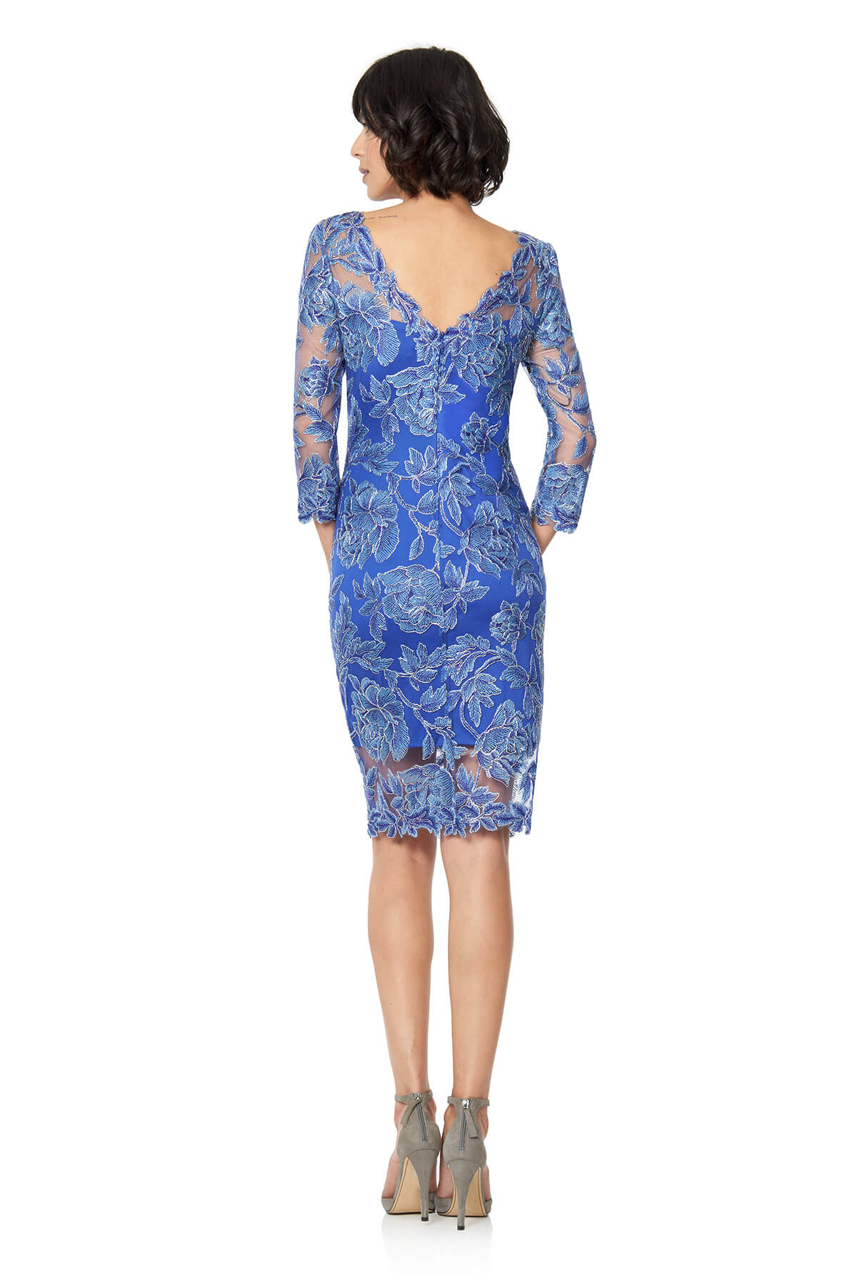 Tadashi Shoji - Peony Embroidered Lace Sheath