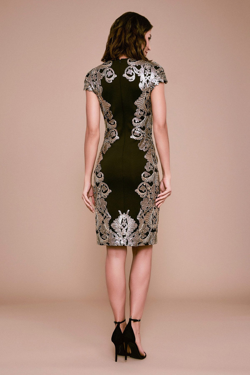 Tadashi Shoji - Nicollier Sequin Lace Neoprene Dress