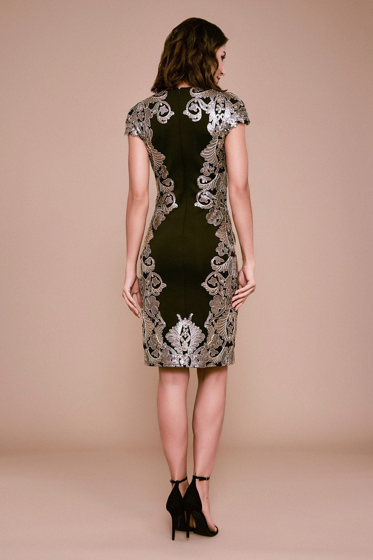 Tadashi Shoji - Nicollier Sequin Lace Neoprene Dress