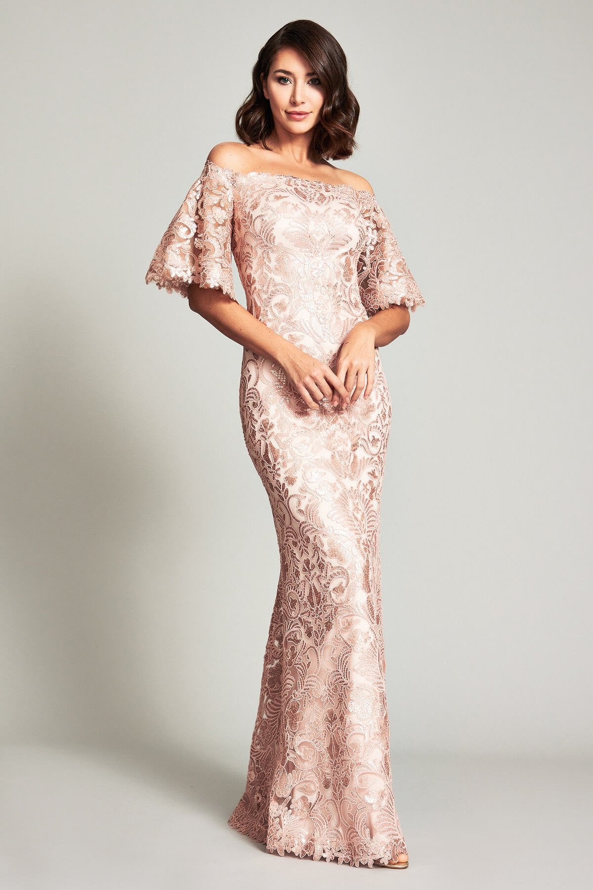 Aribam Off-Shoulder Gown