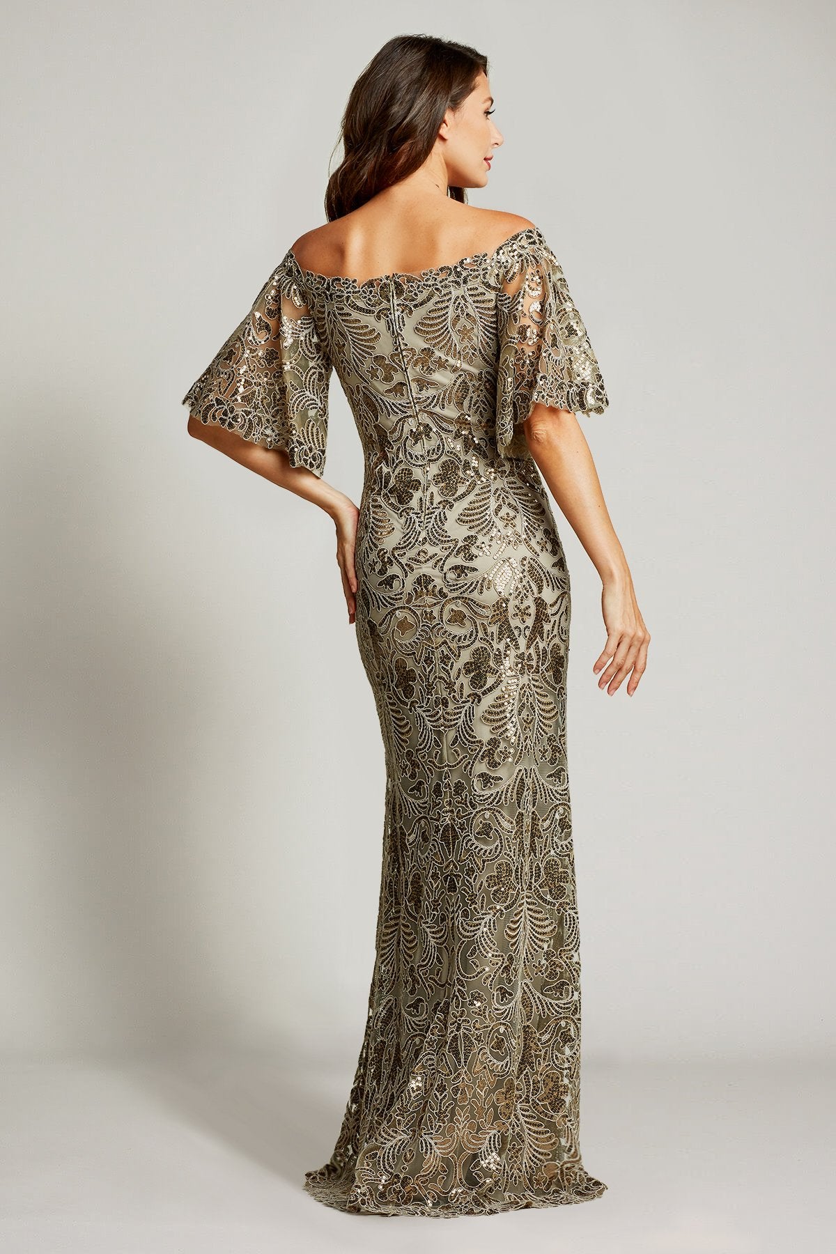 Aribam Off-Shoulder Gown