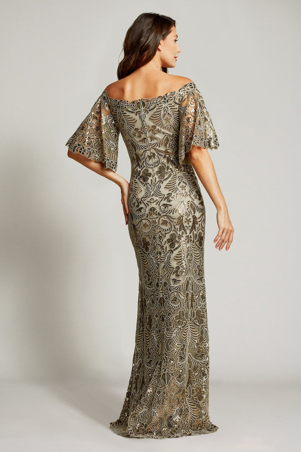 Aribam Off-Shoulder Gown
