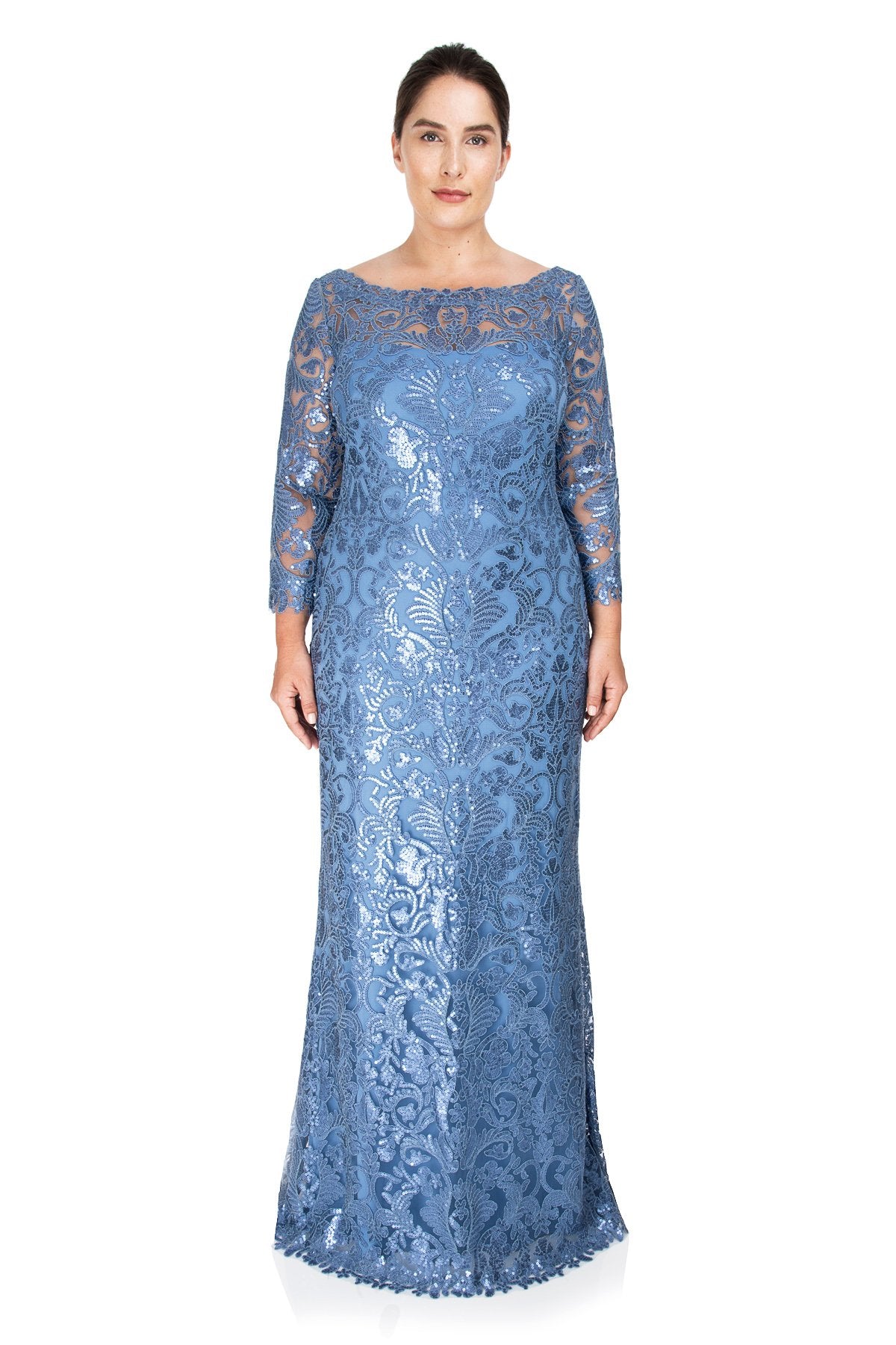 Tadashi Shoji Plus Size - Casablanca Gown