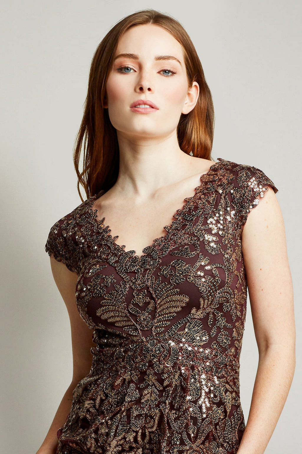 Pacita Sequin Embroidered Gown