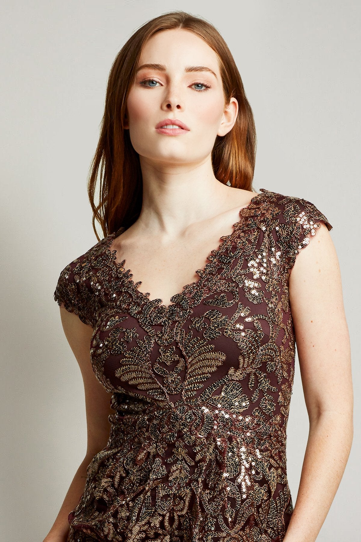 Pacita Sequin Embroidered Gown