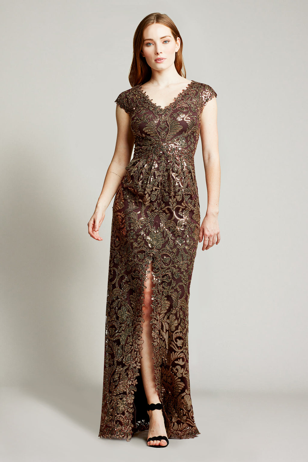 Pacita Sequin Embroidered Gown