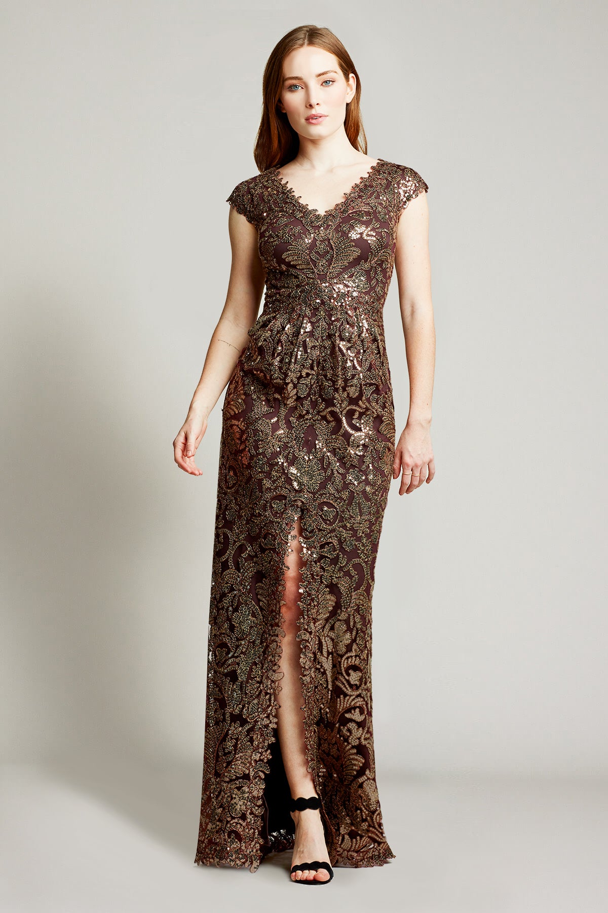 Pacita Sequin Embroidered Gown