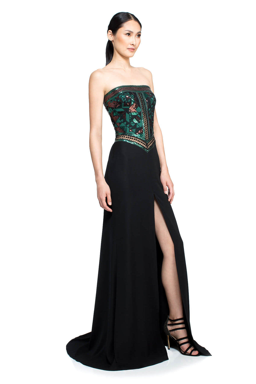 Tadashi Shoji Side - Rory Gown 