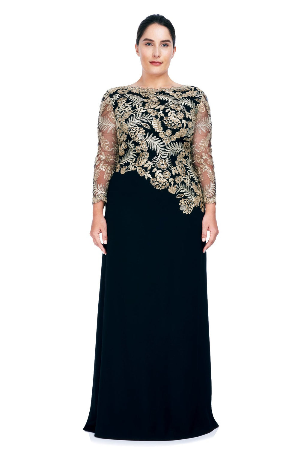 Tadashi Shoji Plus Size - Daru Gown