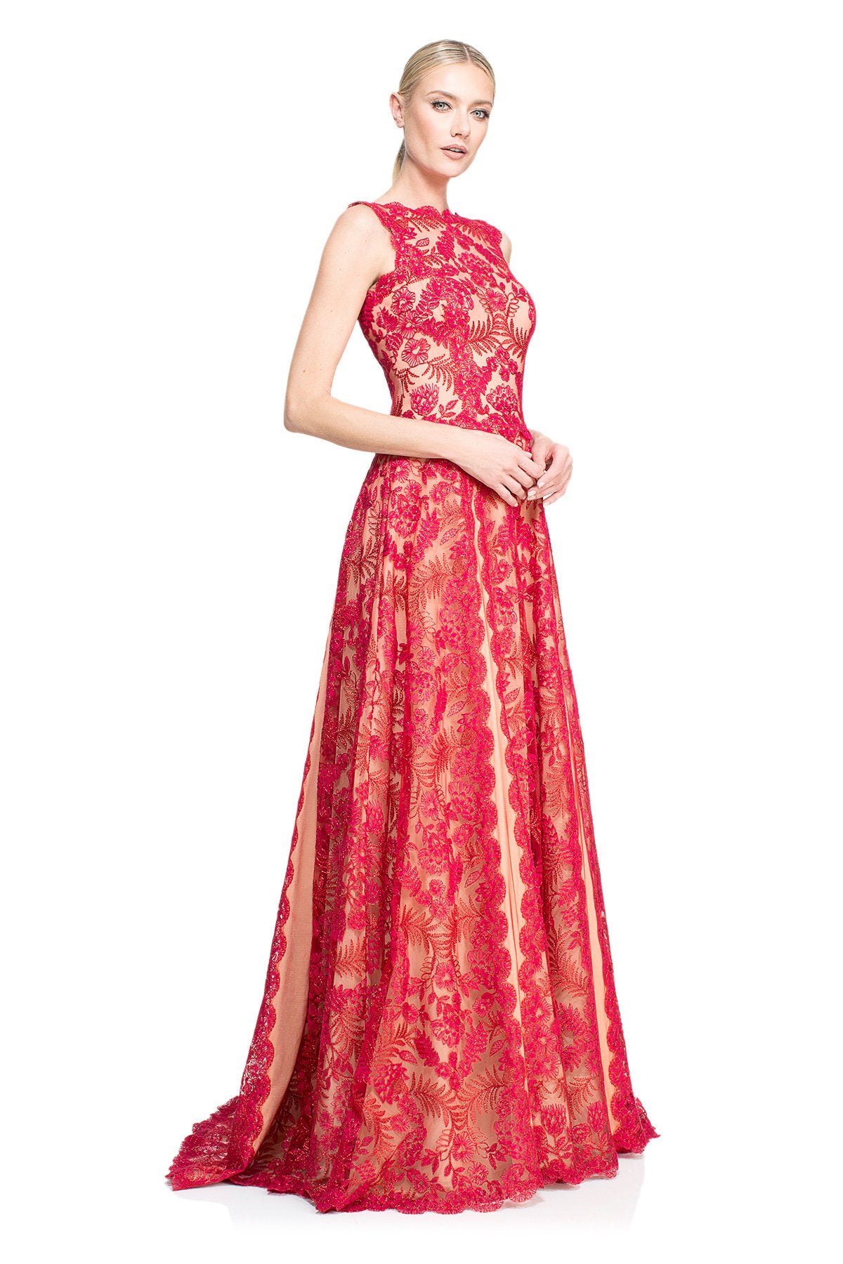 Tadashi Shoji Side - Sambia Gown 