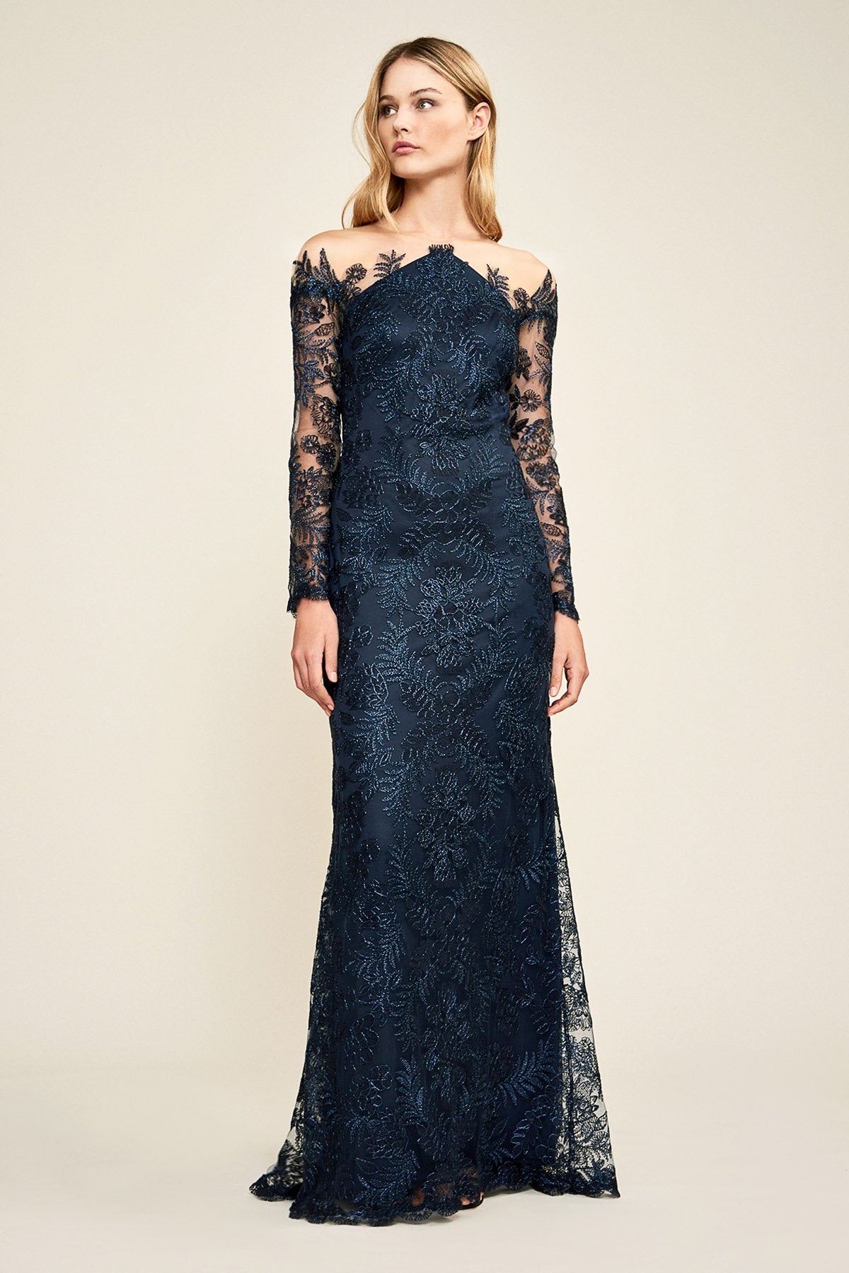 Jocelynn Embroidered Gown