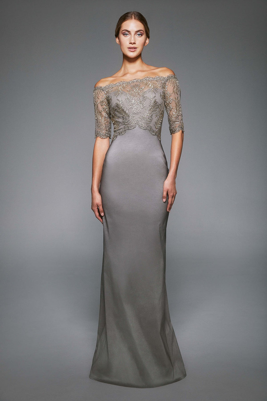 Tadashi Shoji - Winston Off-the-Shoulder Taffeta Gown