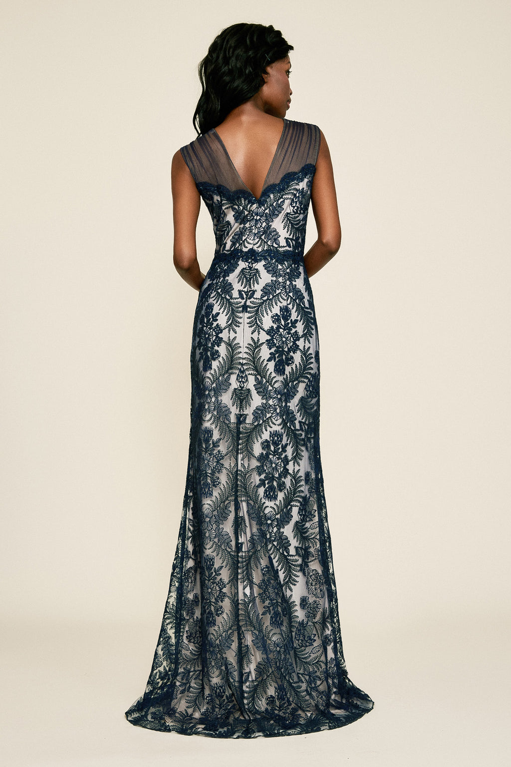 Tadashi Shoji - Gibson Corded Lace Gown - PETITE
