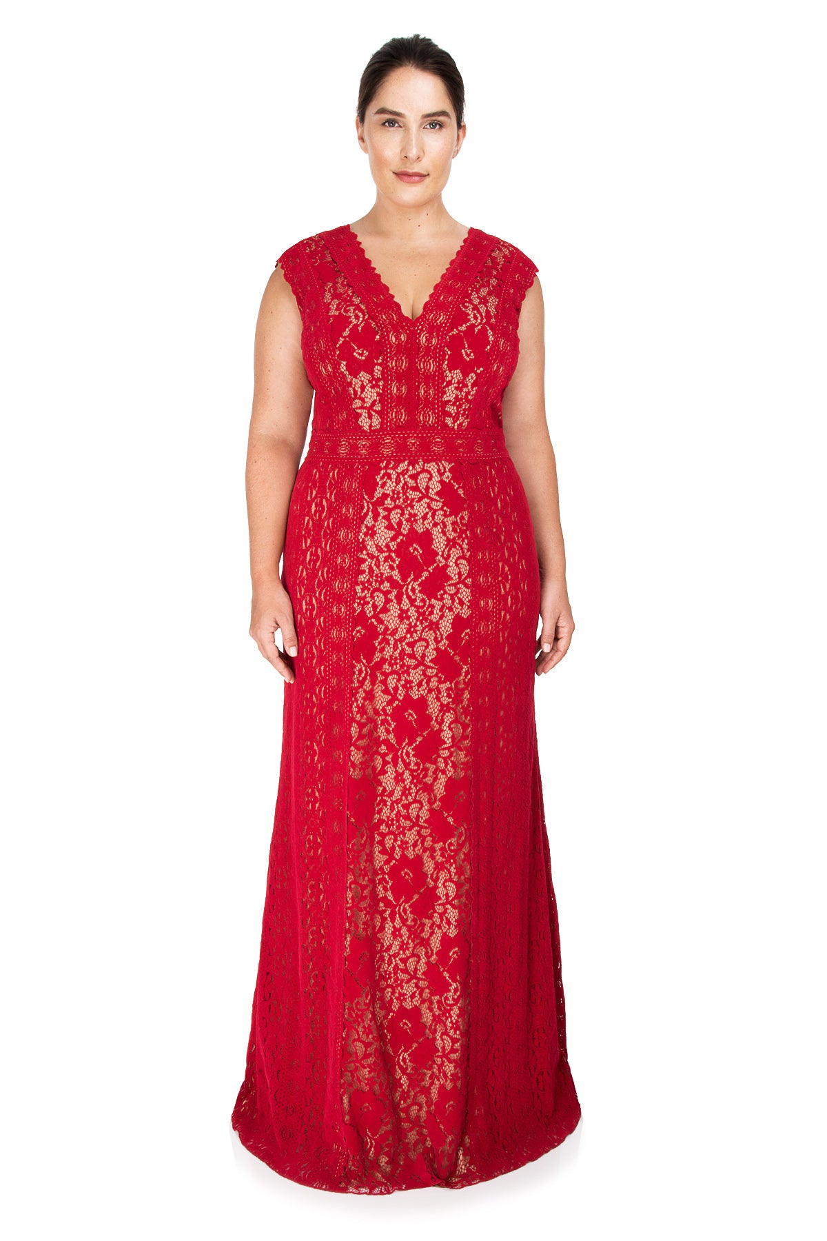 Tadashi Shoji Plus Size - Malene Gown