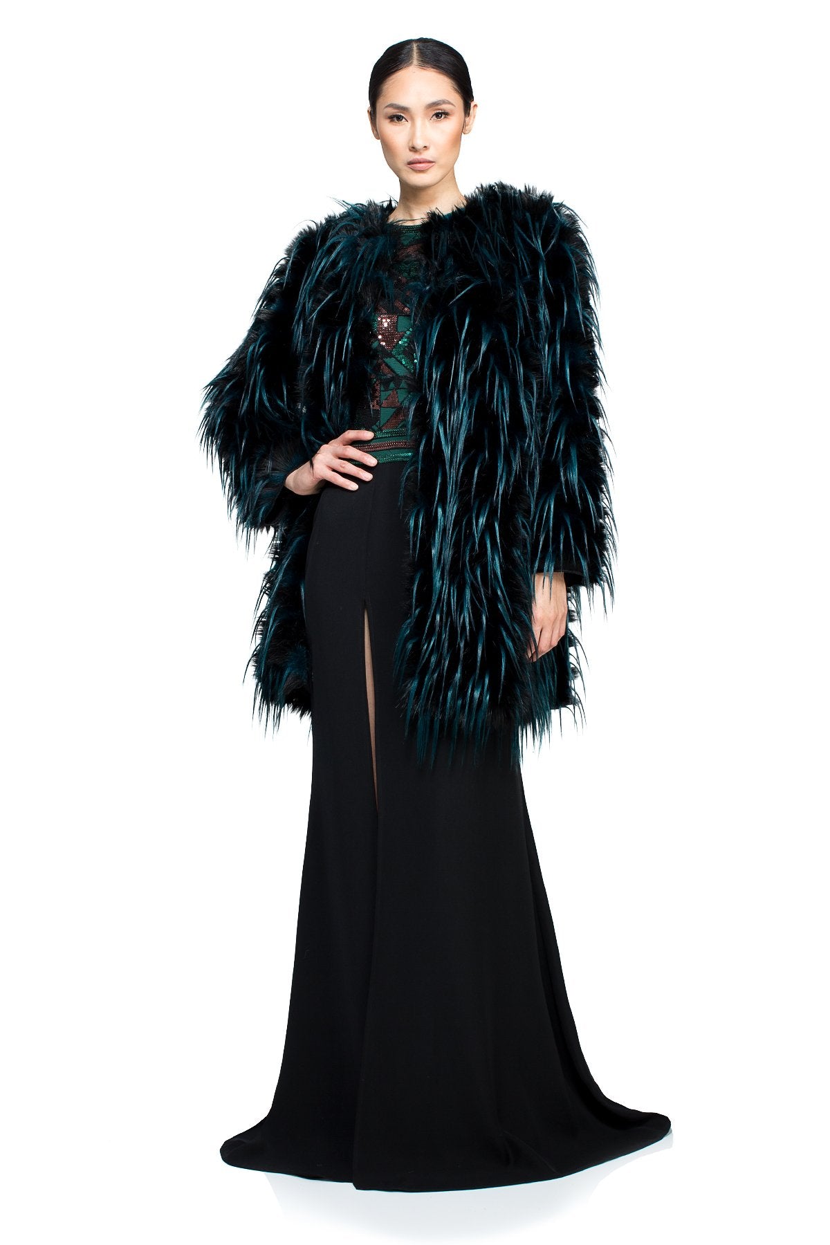 Tadashi Shoji - Phoenix Faux Fur Coat