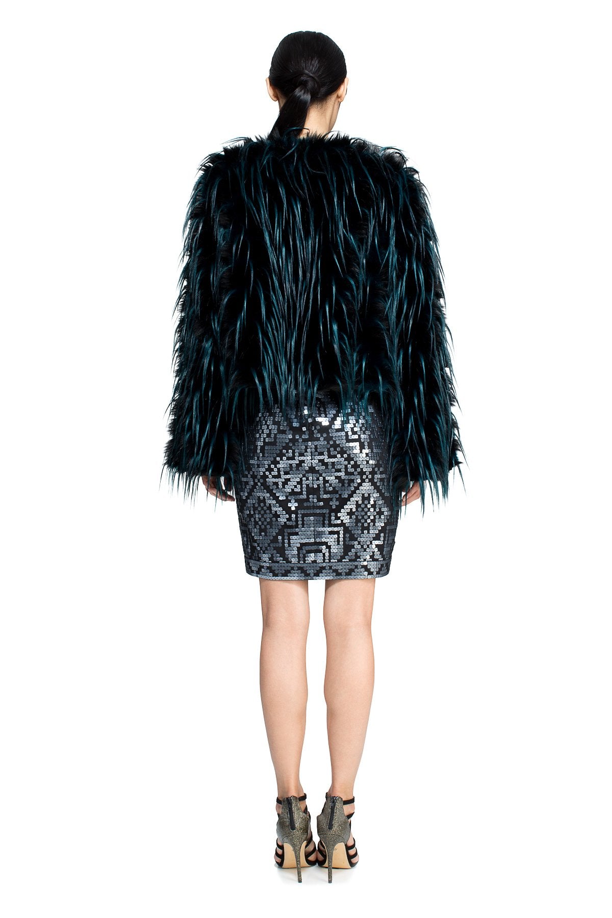 Tadashi Shoji - Madison Faux Fur Coat 