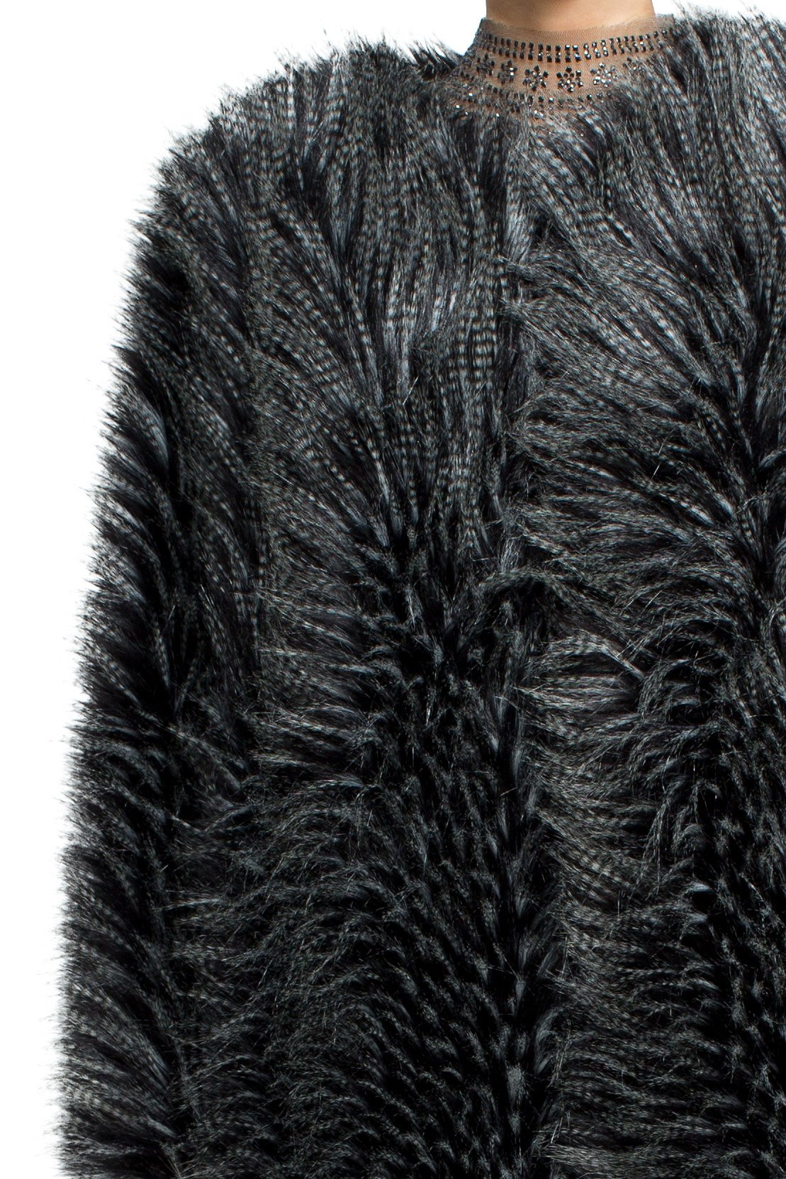 Tadashi Shoji Detail - Whitney Faux Fur Coat