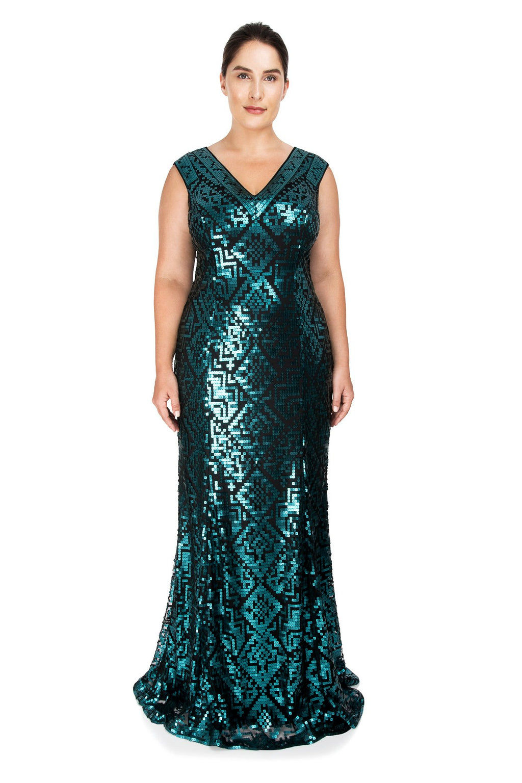 Tadashi Shoji Plus Size - Milani Gown