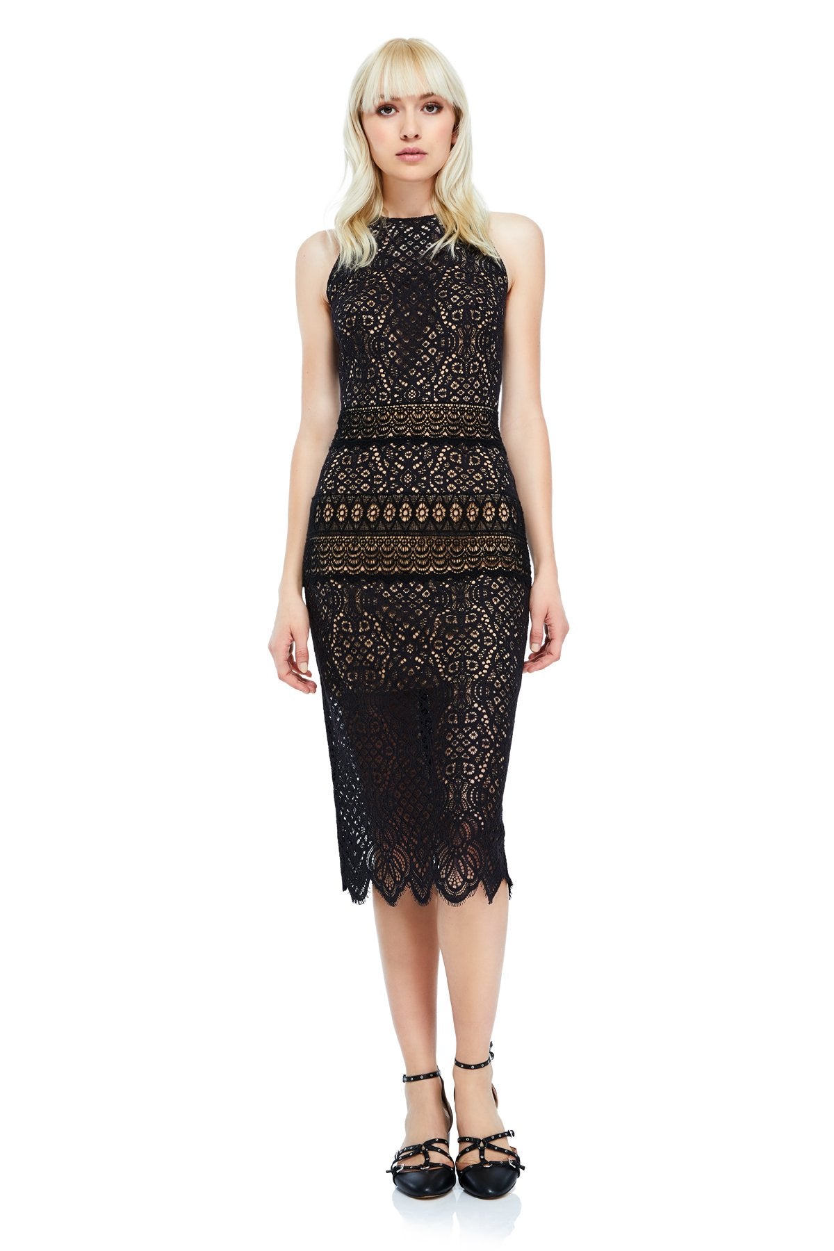 Tadashi Shoji PETITE - Jacques Midi Dress 