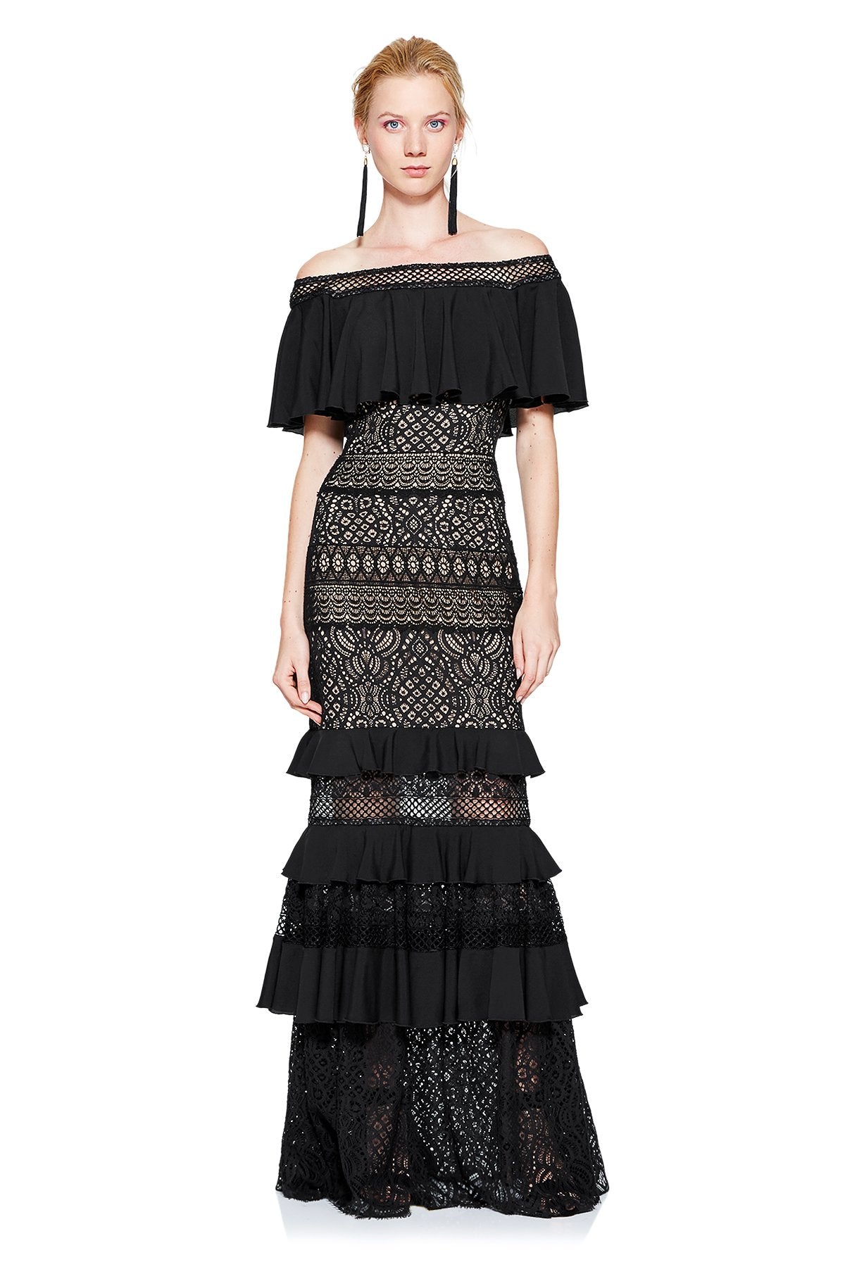 Tadashi Shoji - Alexia Off-The-Shoulder Gown 