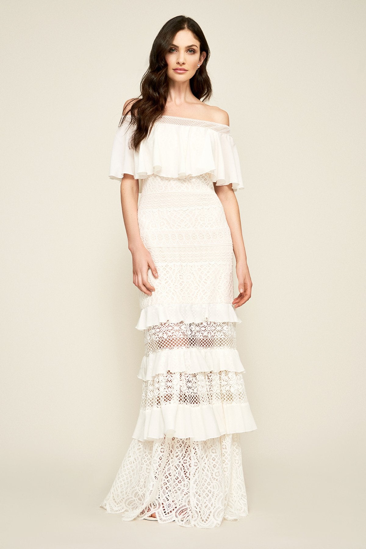 Alexia Off-The-Shoulder Gown
